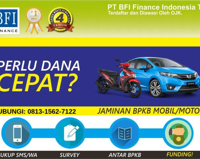 banner bfi finance - gadai bpkb motor - 2019
